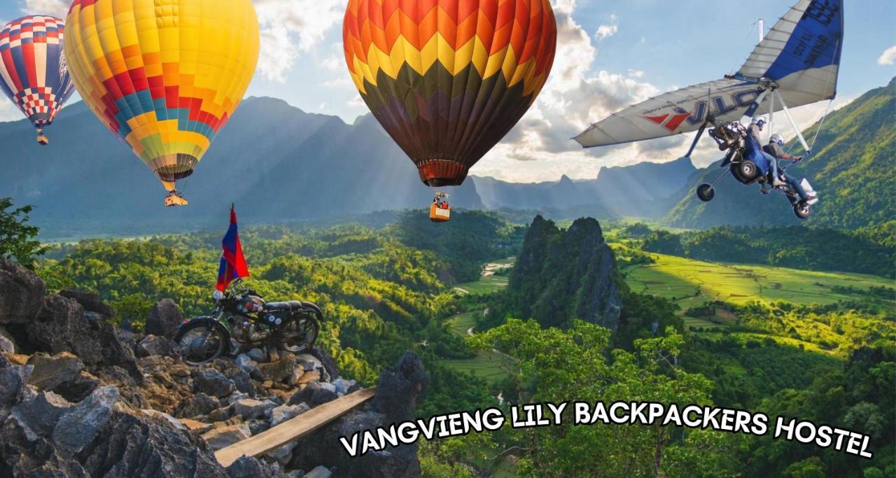 Vang Vieng Lily Backpackers Hostel Экстерьер фото